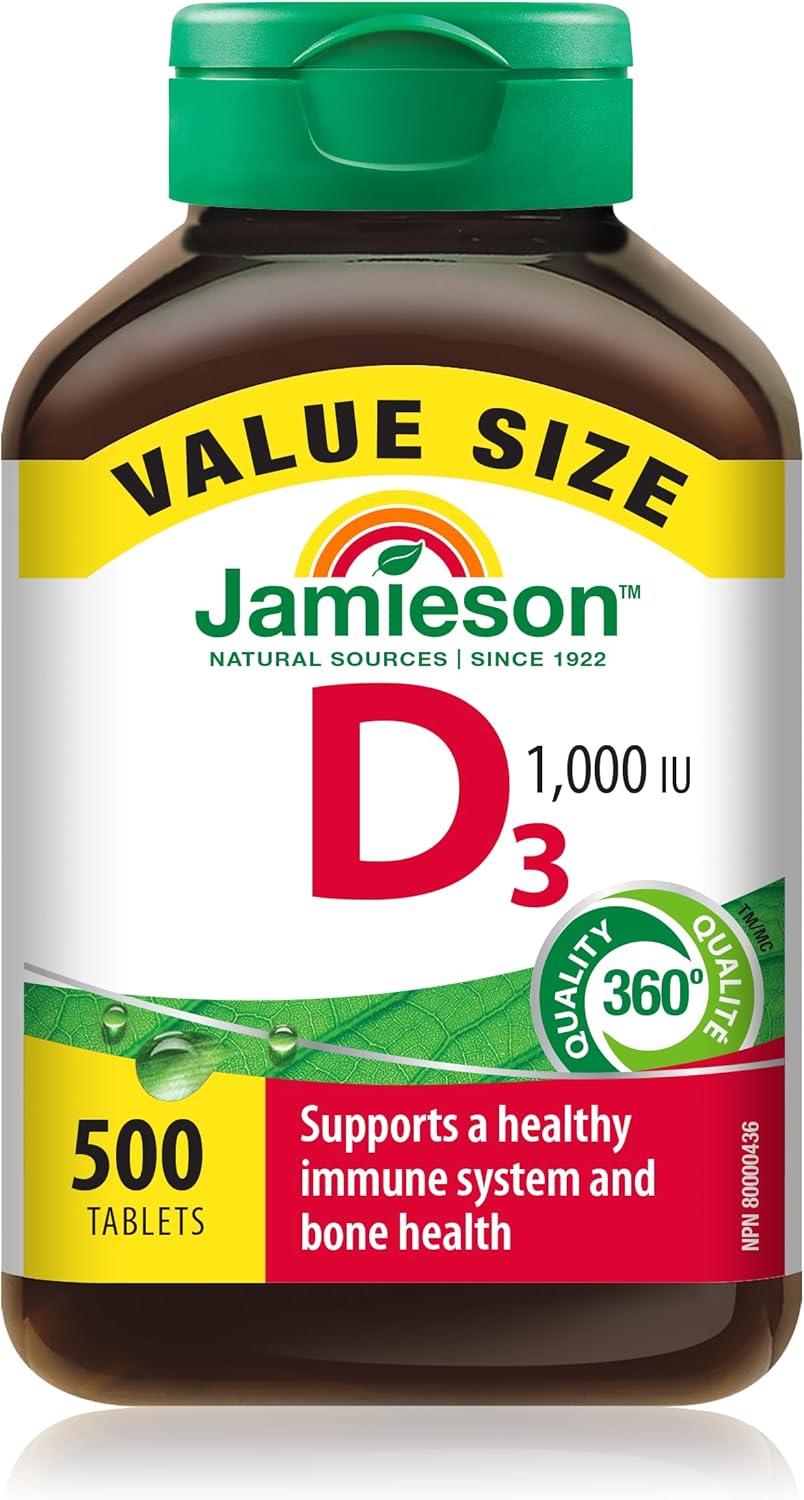 Vitamin D3 1,000 IU Tablets