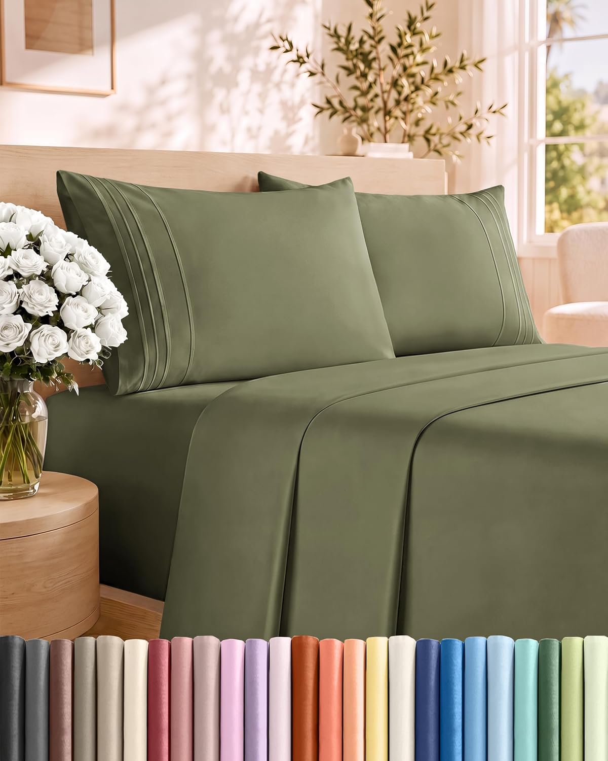 Queen 4-Piece Cooling Sheet Set