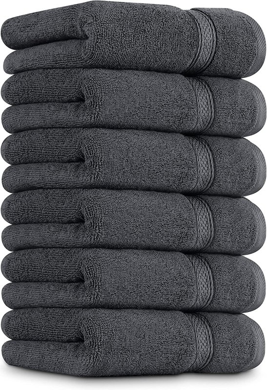 Premium Hand Towels, 6-Pack