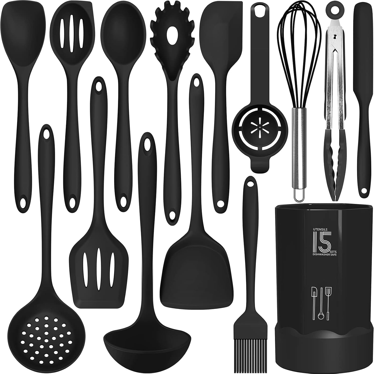 Heat-Resistant Silicone Cooking Utensil Set
