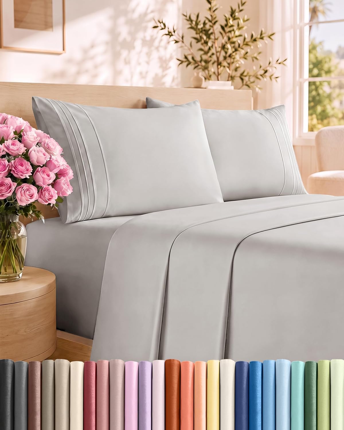 Queen 4 Piece Sheet Set