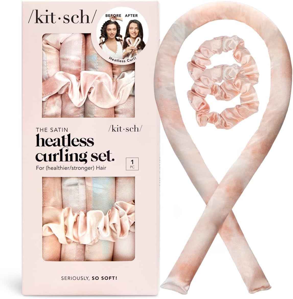 Satin Heatless Curler Set