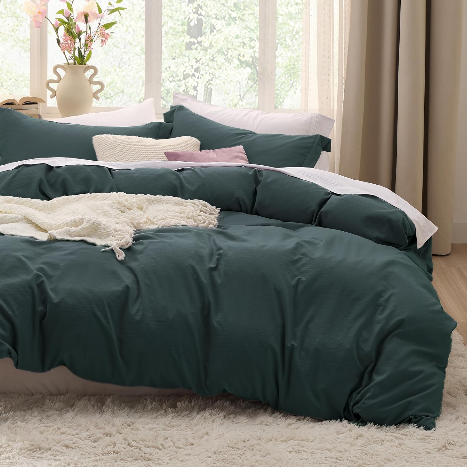 Prewashed Cotton-Like Duvet Cover