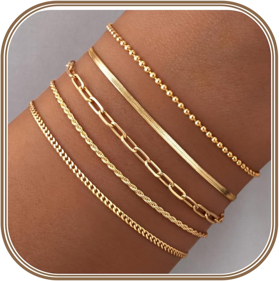 14K Gold Dainty Bracelet