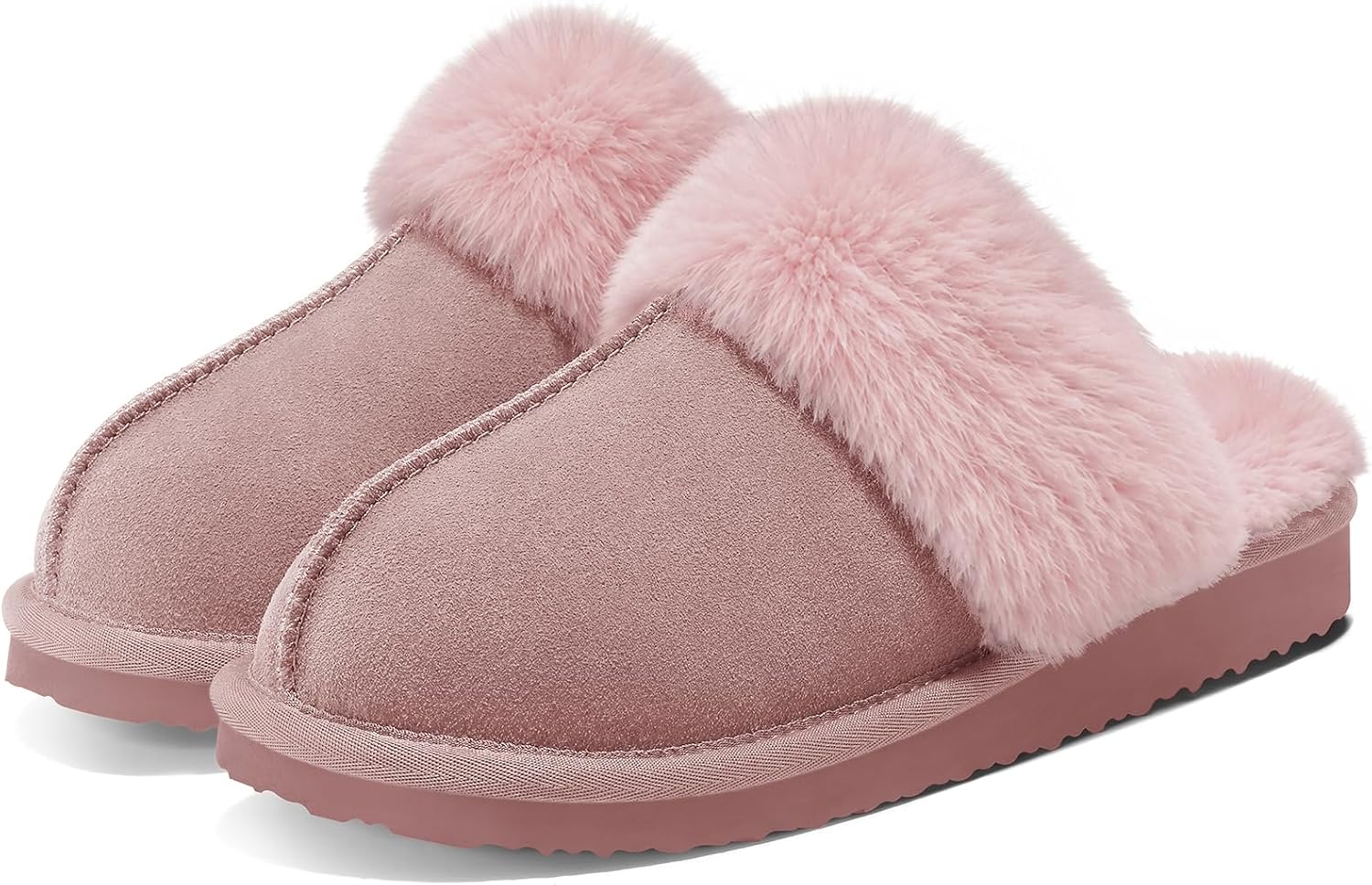 Women's Fuzzy Memory Foam Slippers