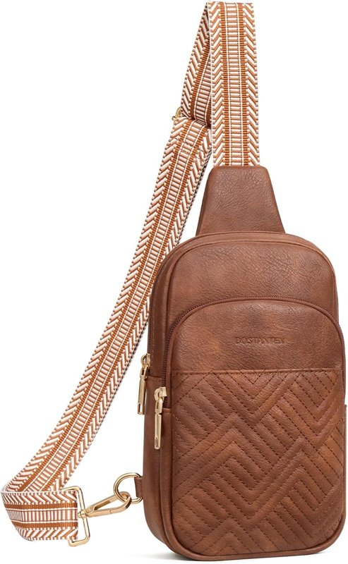 Leather Crossbody Sling Bag