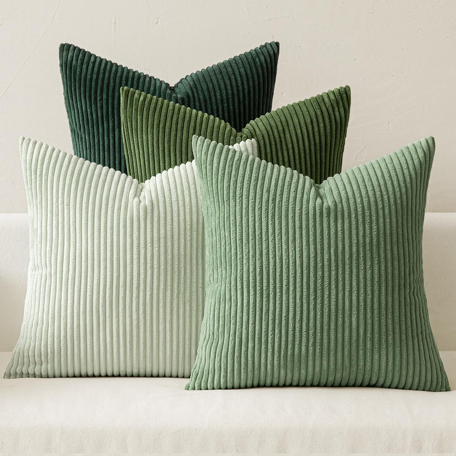 Decorative Throw Pillow Covers, 4 Pack 18x18