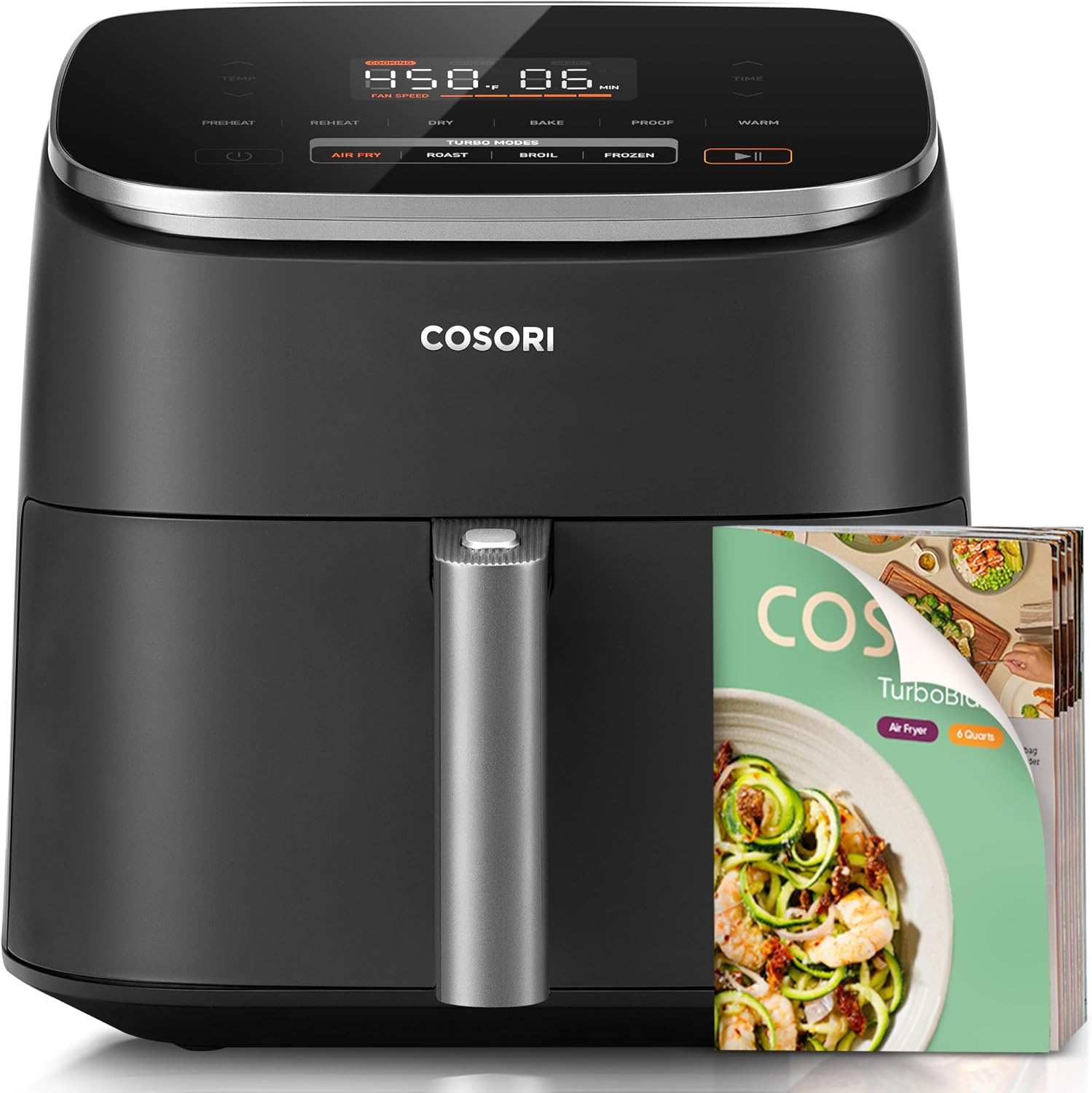 TurboBlaze 9-in-1 Air Fryer, 6 Qt