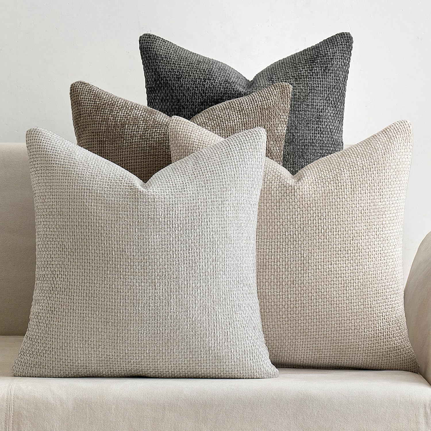 Chenille Pillow Covers (4 Pack)