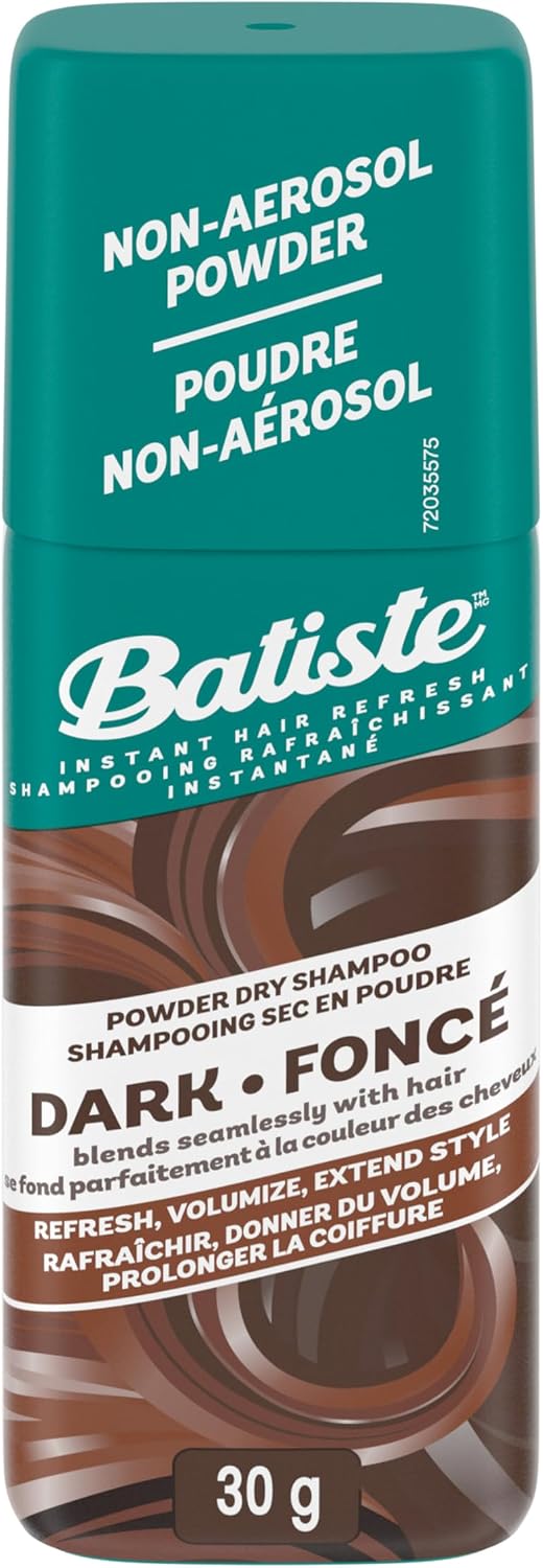 Dark Non-Aerosol Powder Dry Shampoo