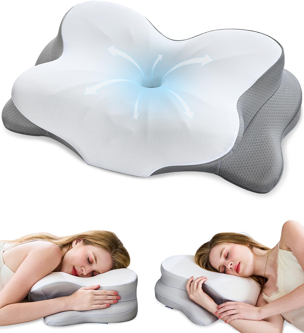 Memory Foam Cervical Neck Pillow
